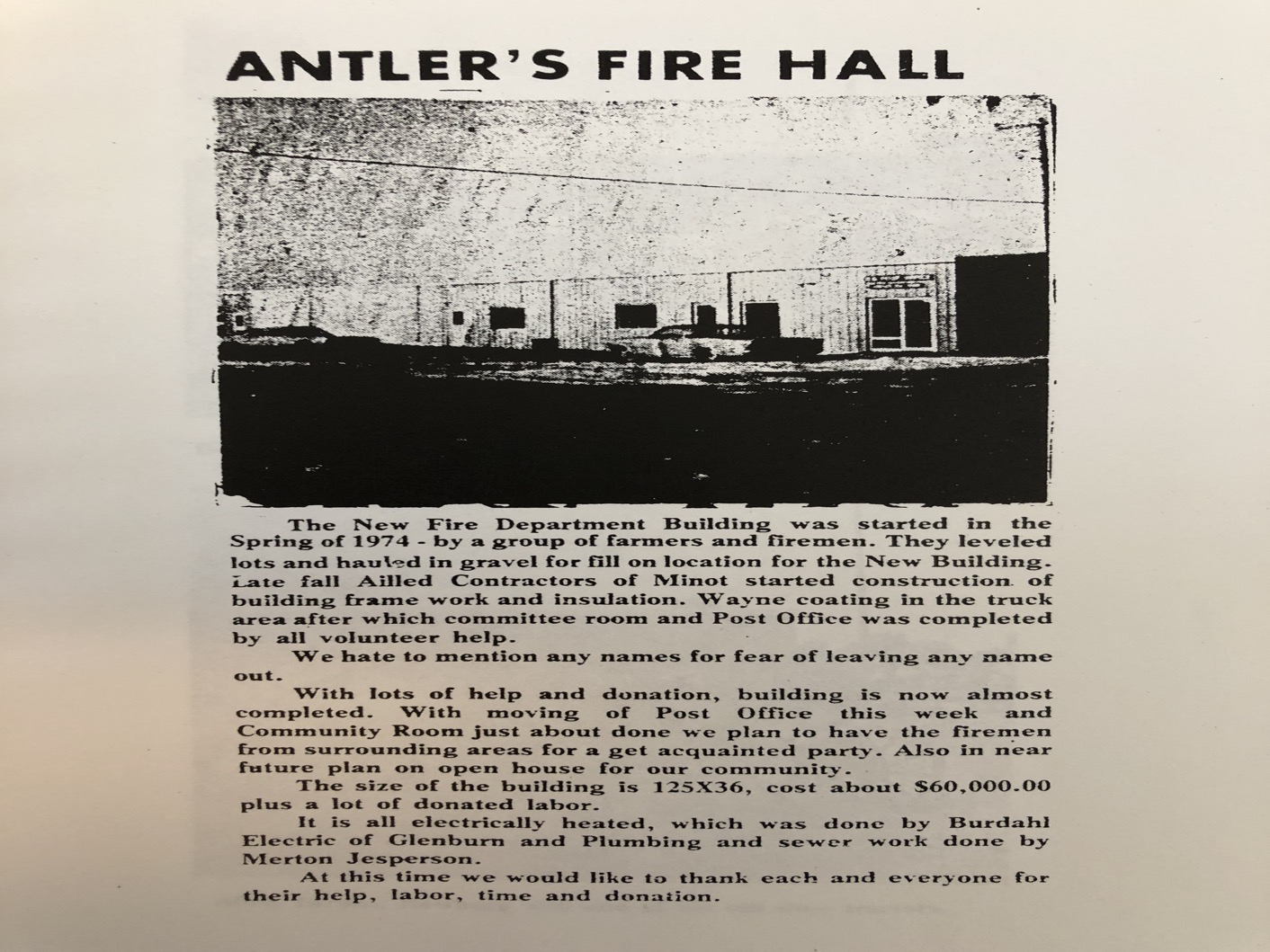 1975 fire hall